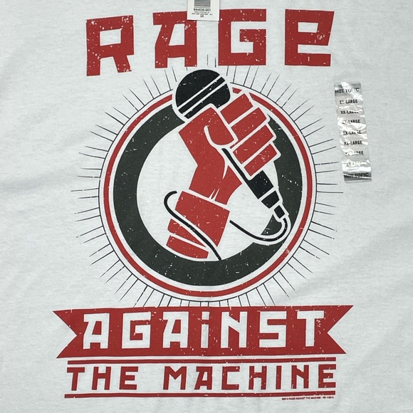 Vintage RAGE AGAINST The MACHINE T-Shirt 2010 New/Deadstock sz XXL - Picture 3 of 7